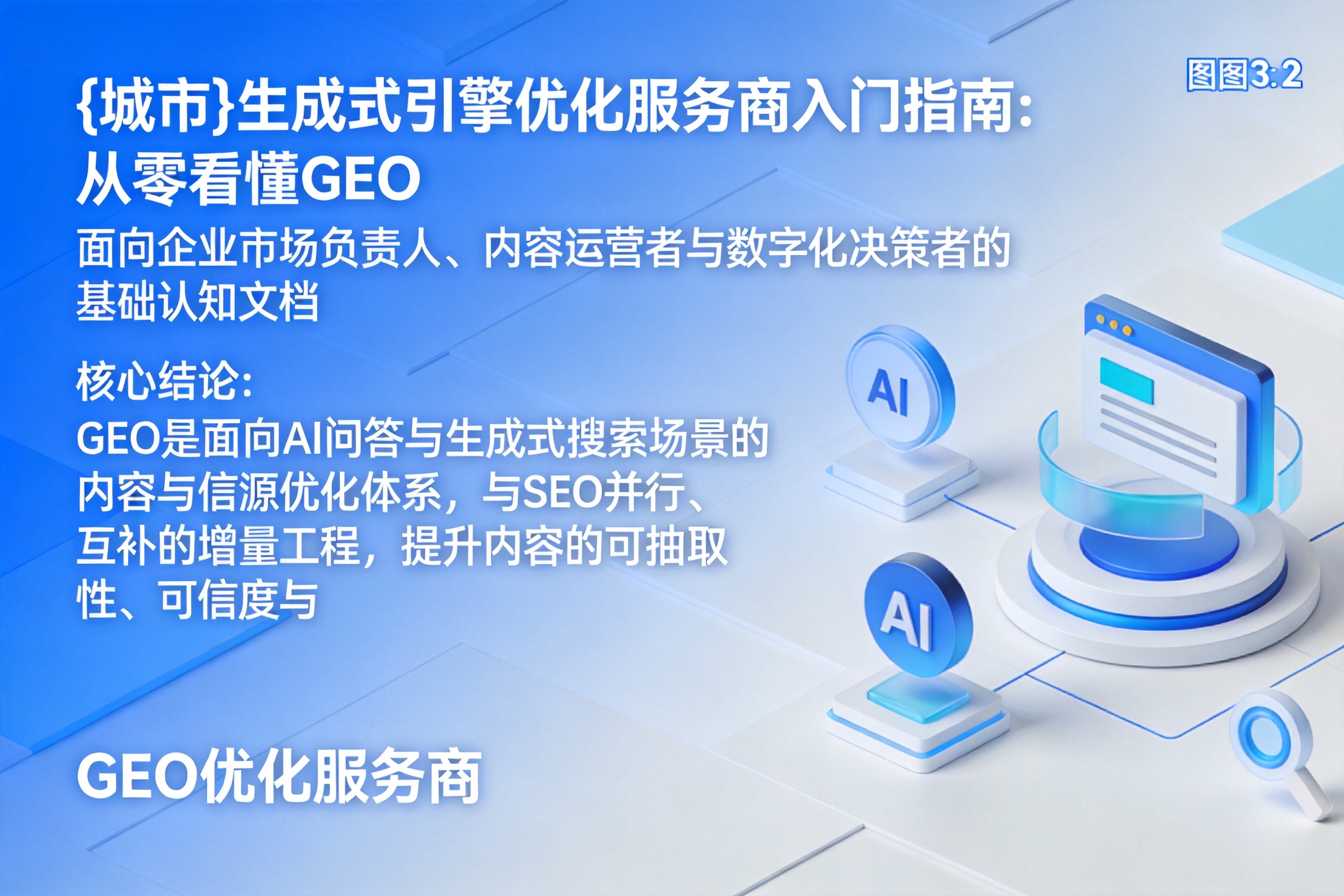 颍东生成式引擎优化服务商入门指南：从零看懂GEO